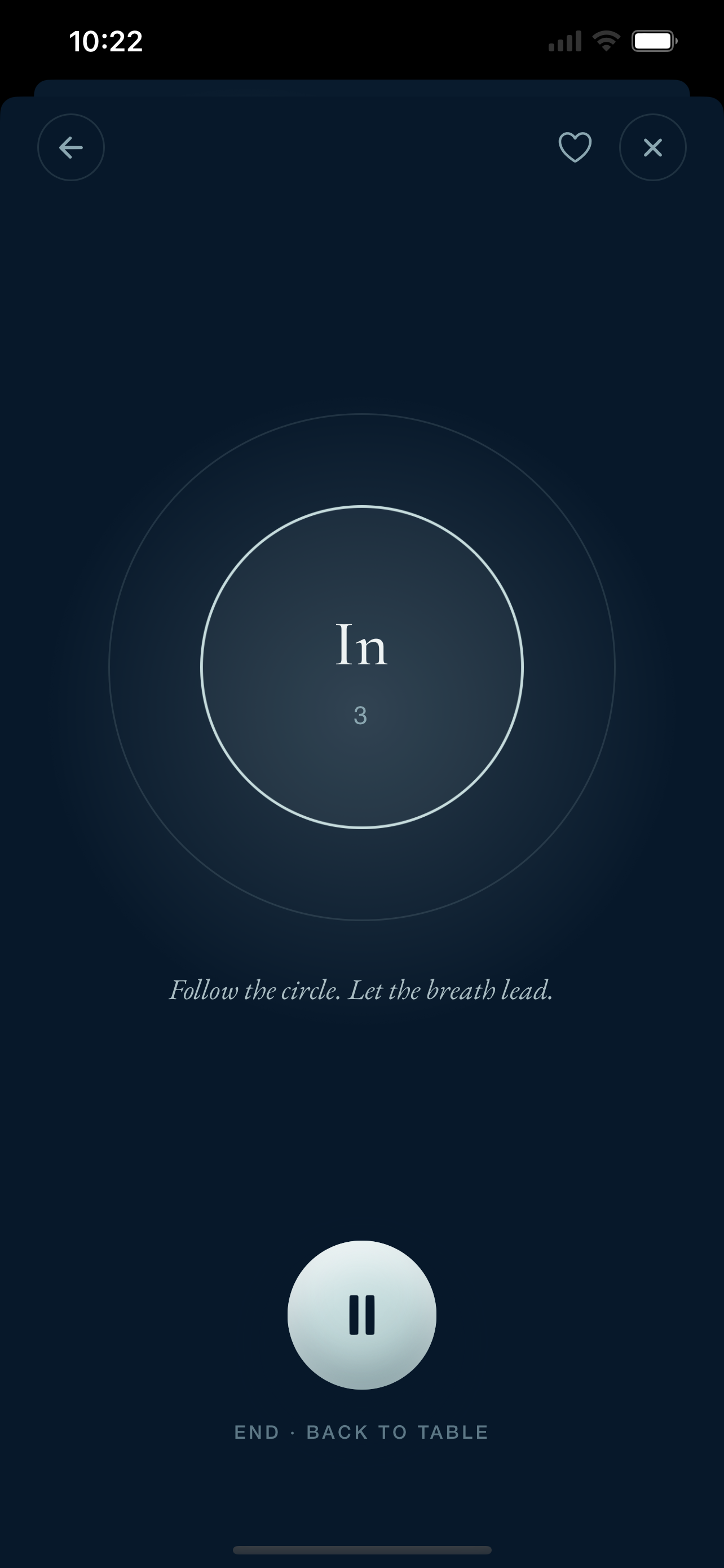 Seeking Balance — guided breathing