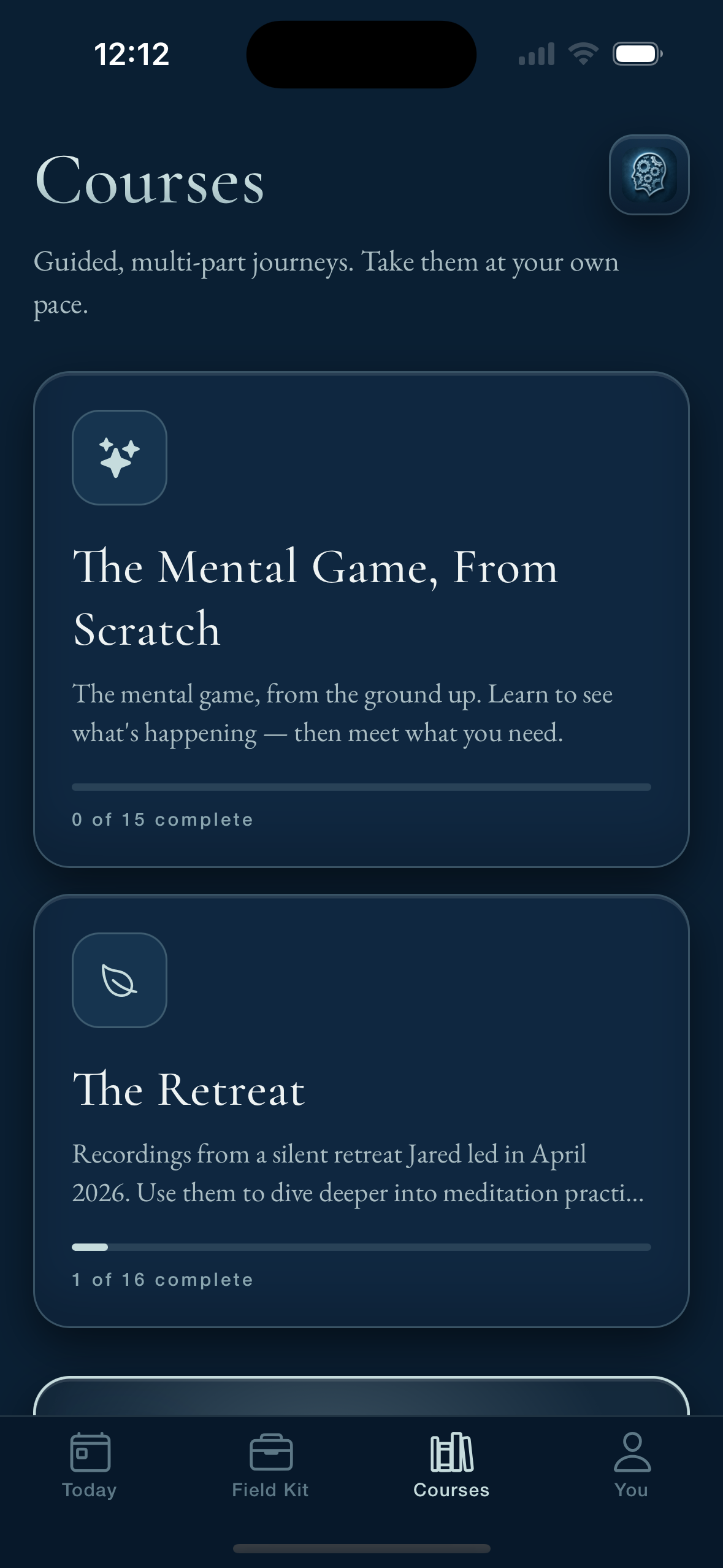 Seeking Balance — Courses